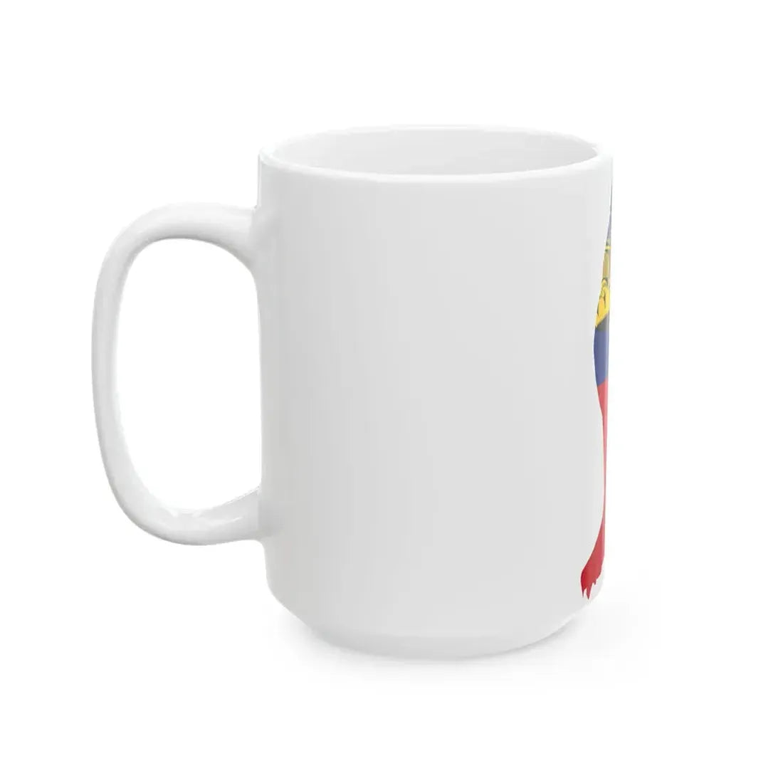 Flag-map of Liechtenstein (Liechtenstein) White Coffee Mug - Go Mug Yourself