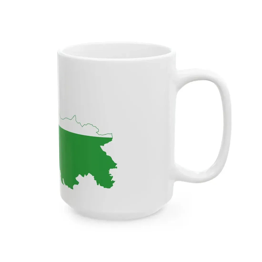 Flag-map of Ljubljana (Slovenia) White Coffee Mug - Go Mug Yourself