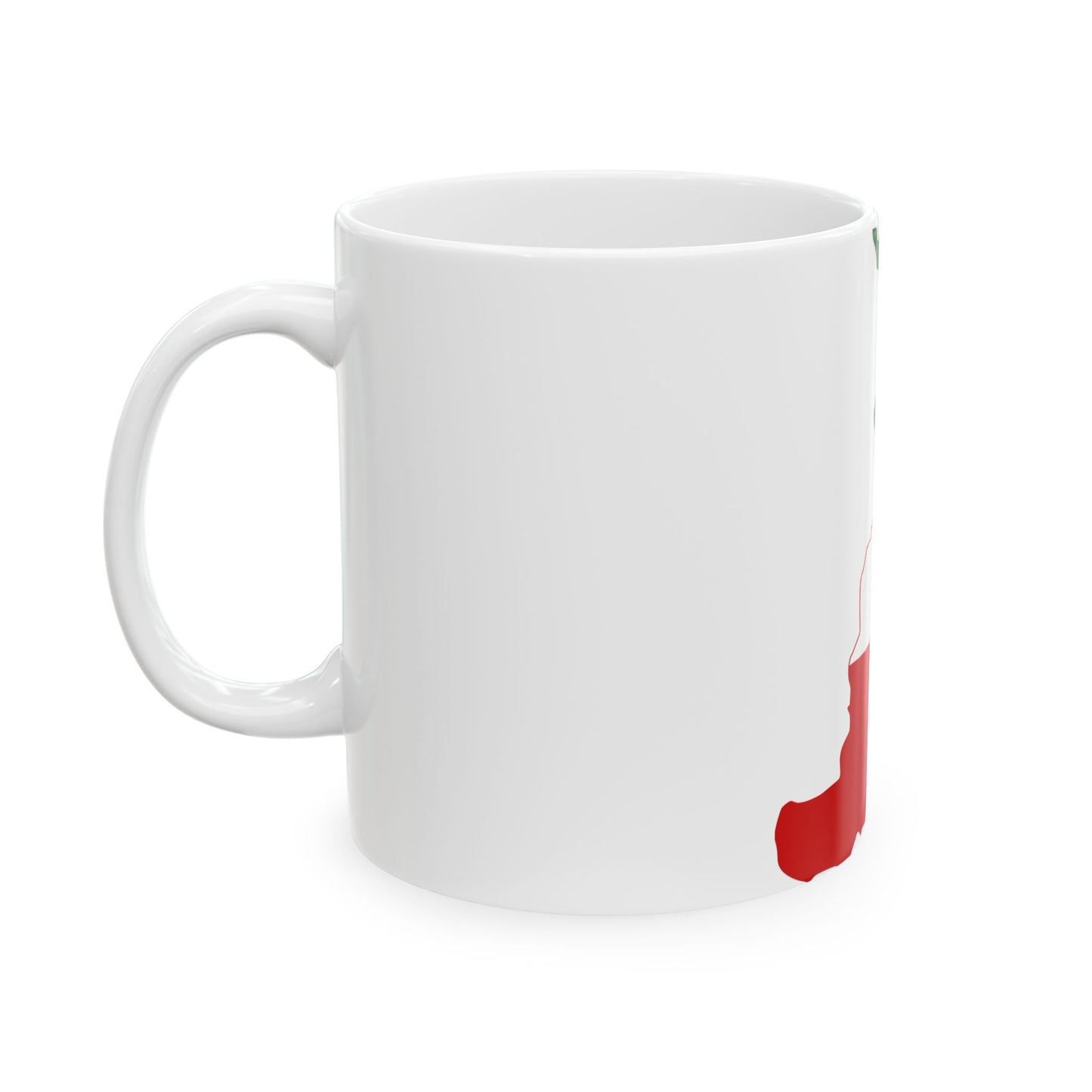 Flag-map of Lower Canada (Canada) White Coffee Mug-Go Mug Yourself