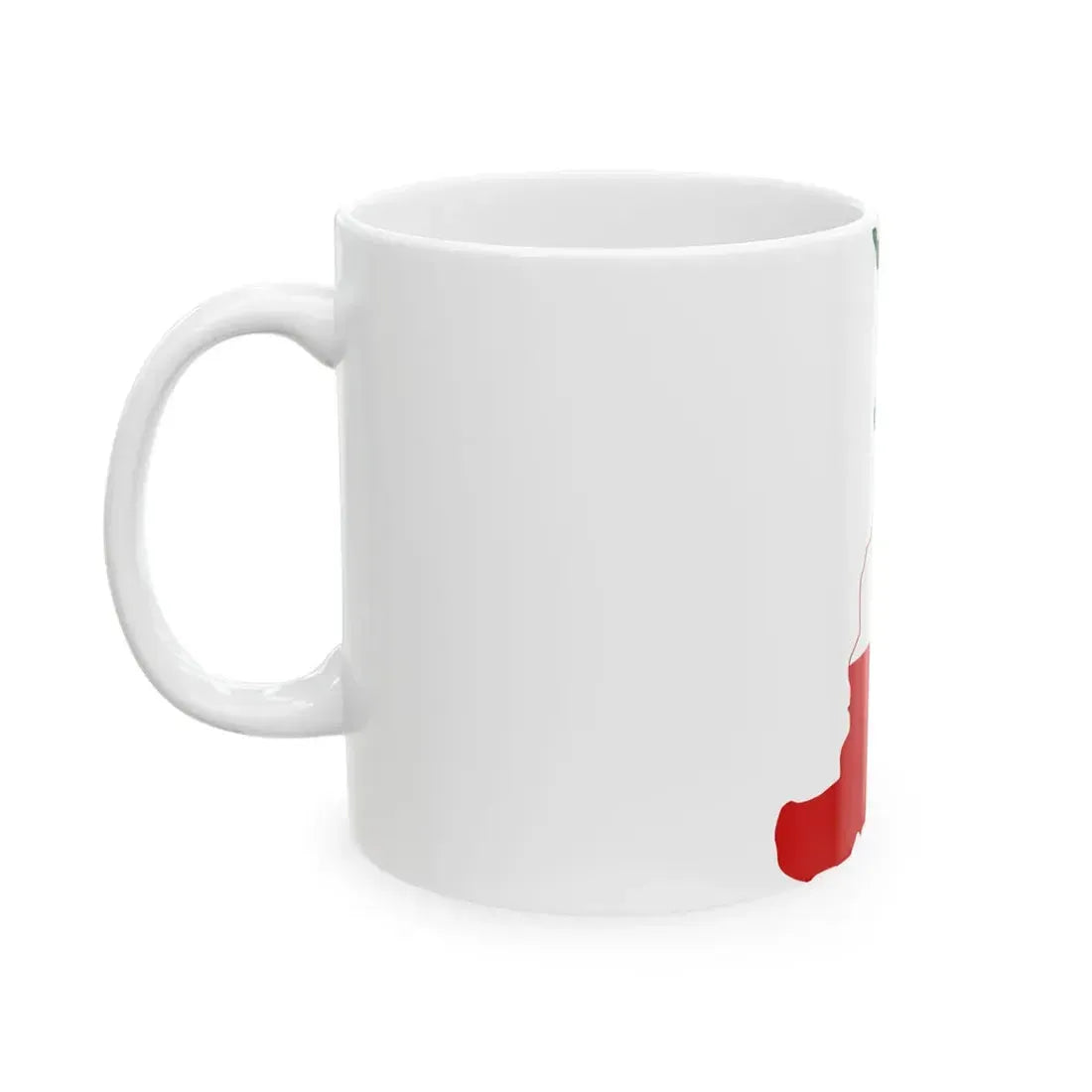 Flag-map of Lower Canada (Canada) White Coffee Mug - Go Mug Yourself