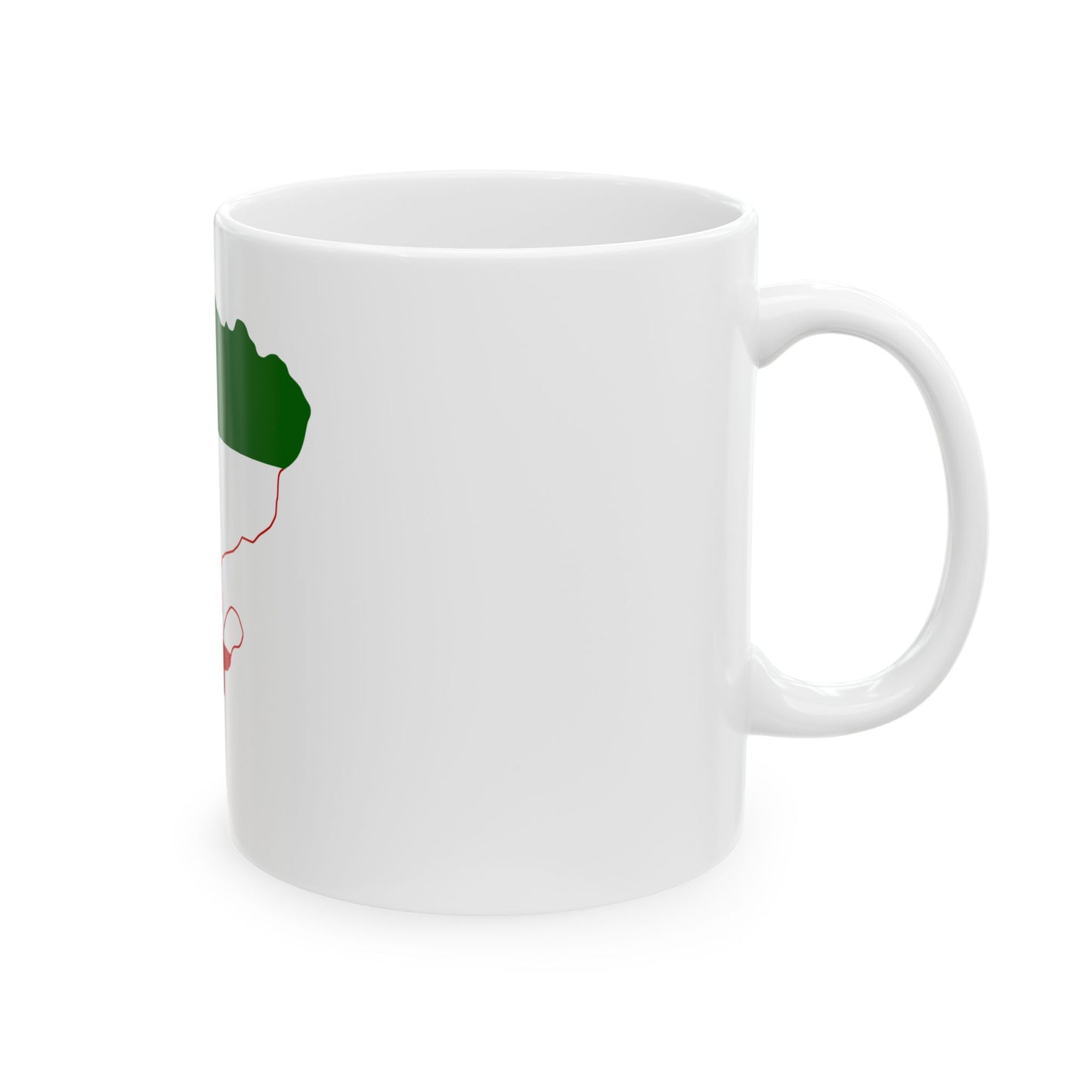 Flag-map of Lower Canada (Canada) White Coffee Mug-Go Mug Yourself