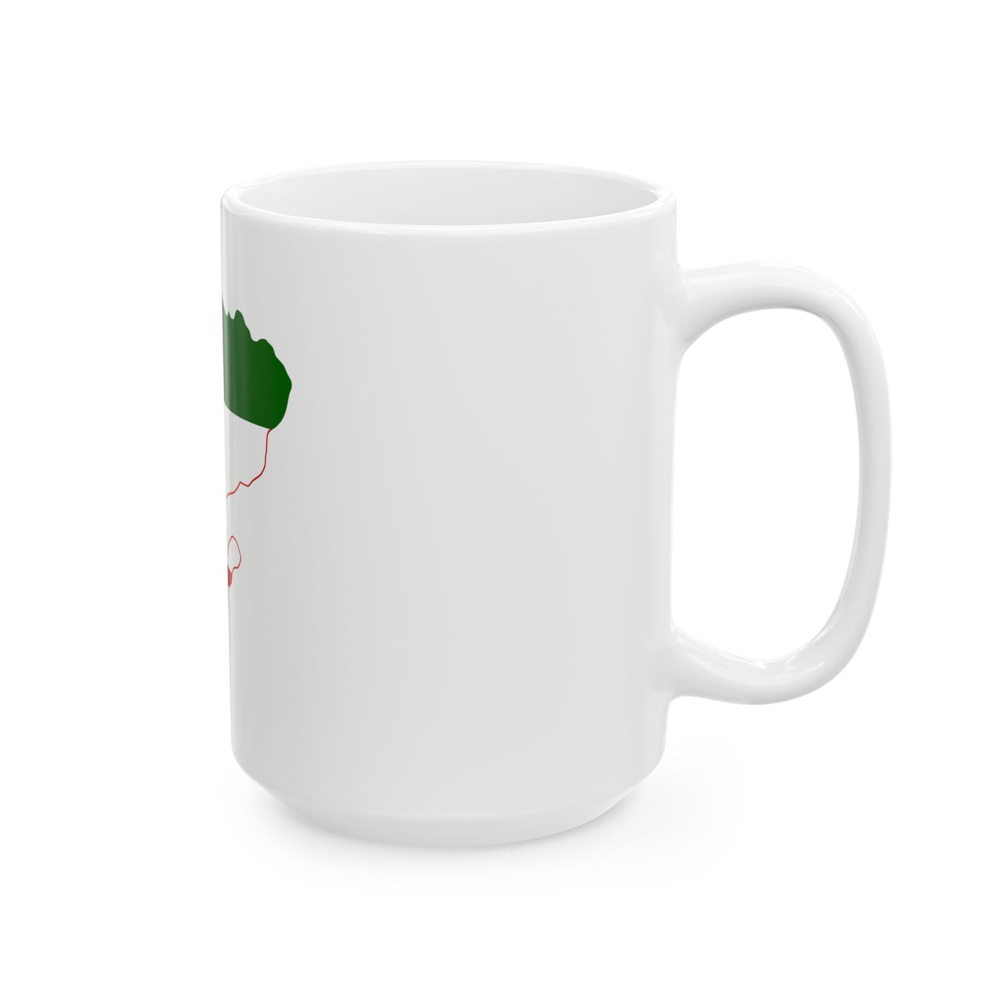 Flag-map of Lower Canada (Canada) White Coffee Mug-Go Mug Yourself