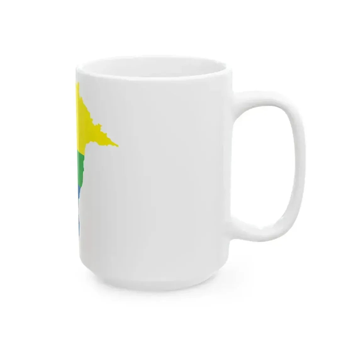 Flag map of Lunezia (Italy) White Coffee Mug - Go Mug Yourself