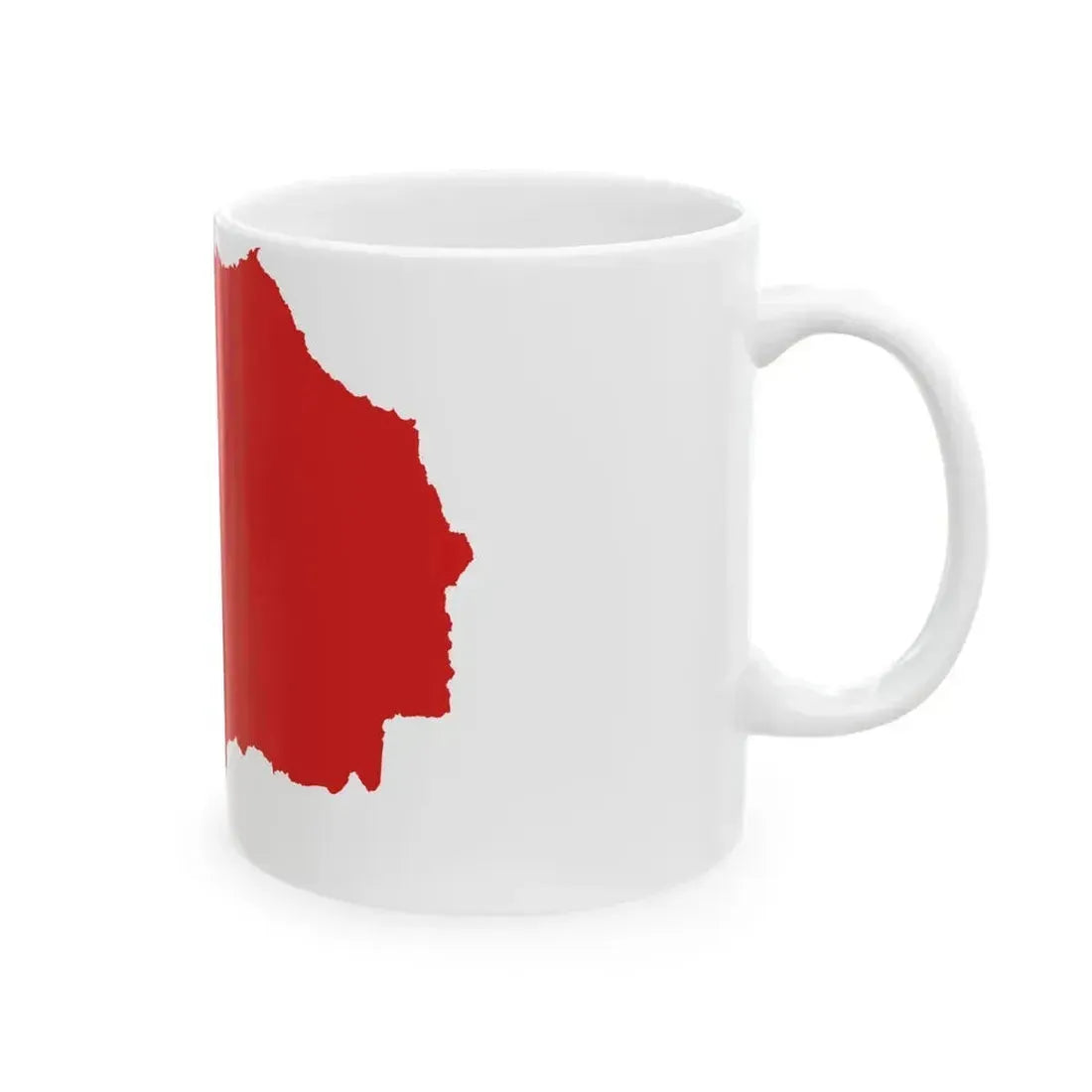 Flag map of Macedonia 1963-1991 (North Macedonia) White Coffee Mug - Go Mug Yourself