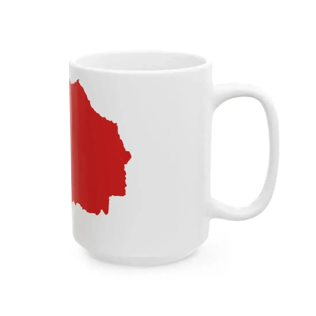 Flag map of Macedonia 1963-1991 (North Macedonia) White Coffee Mug - Go Mug Yourself