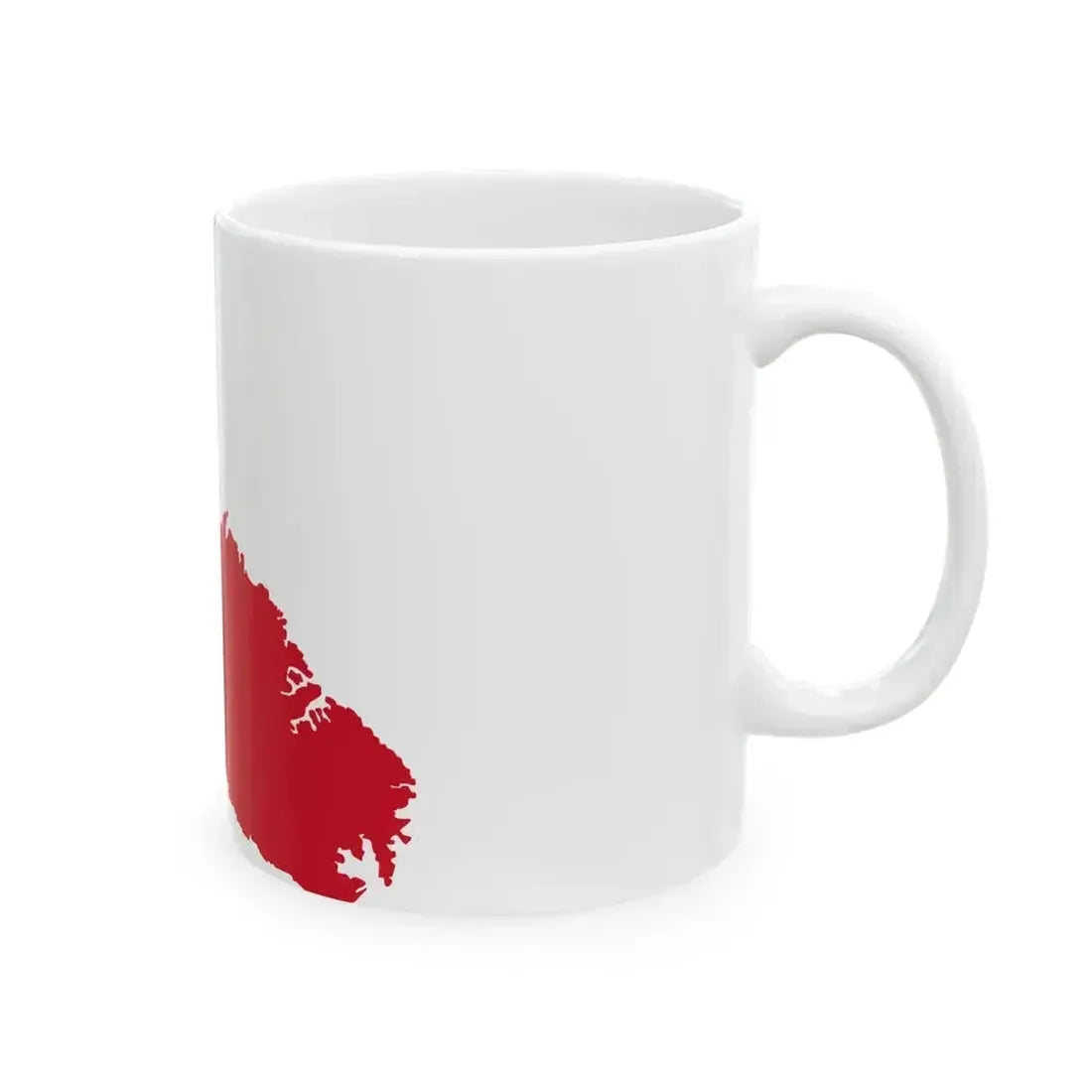 Flag map of Malta (Malta) White Coffee Mug - Go Mug Yourself