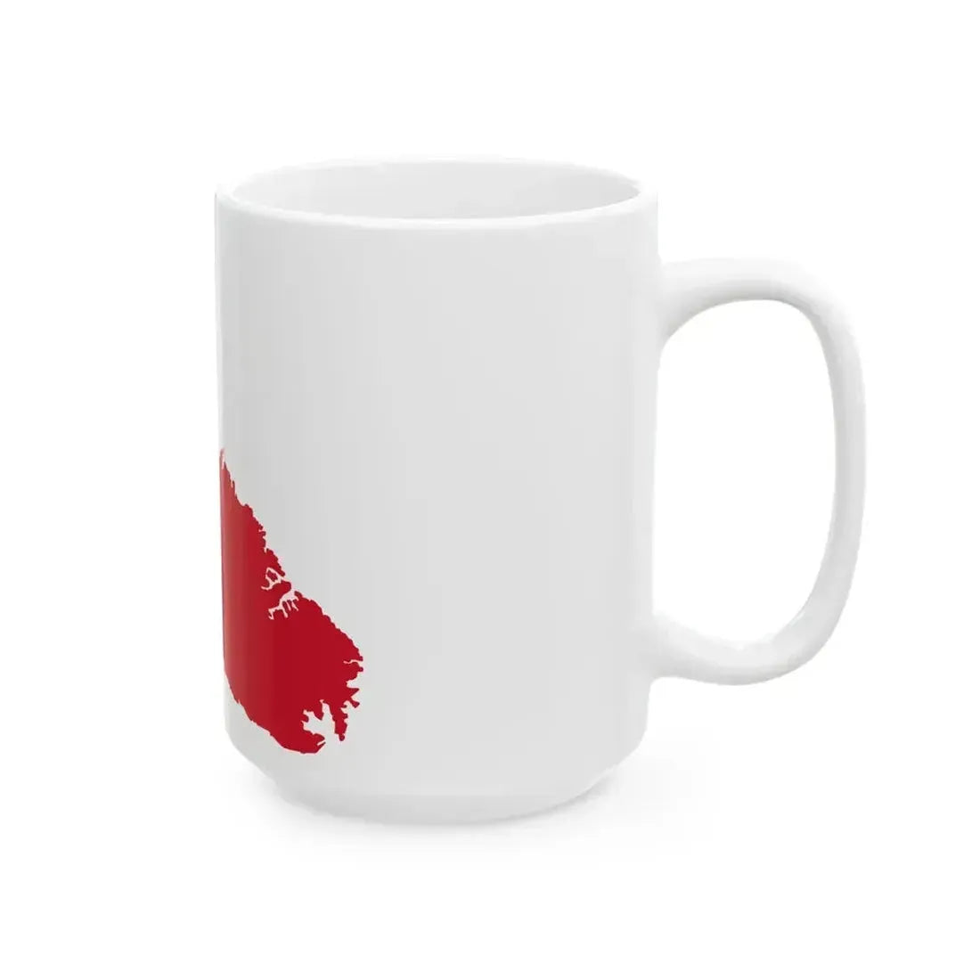 Flag map of Malta (Malta) White Coffee Mug - Go Mug Yourself
