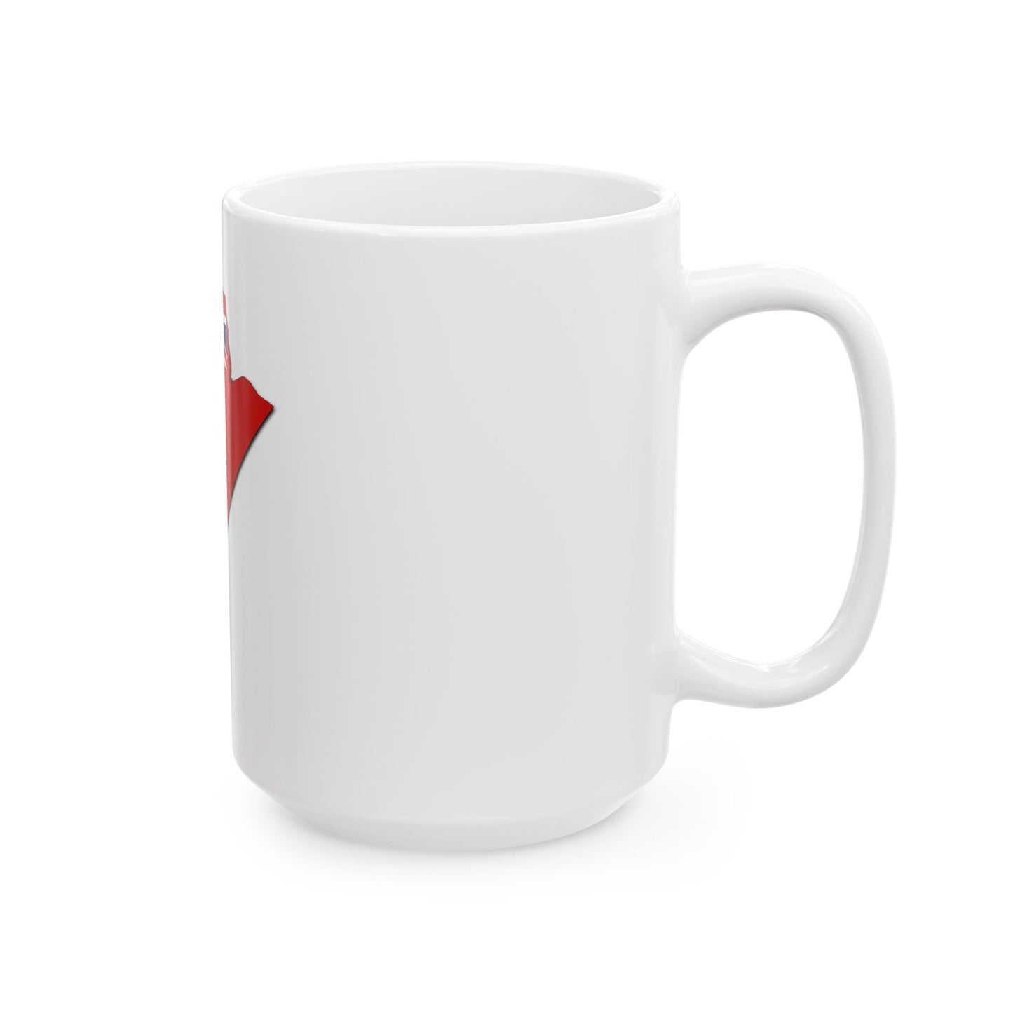 Flag-map of Manitoba (Canada) White Coffee Mug-Go Mug Yourself