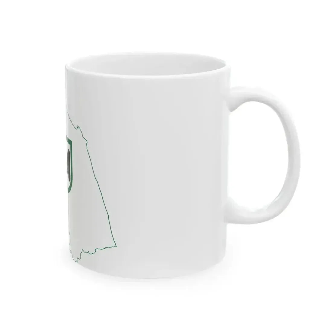 Flag map of Marche (Italy) White Coffee Mug - Go Mug Yourself