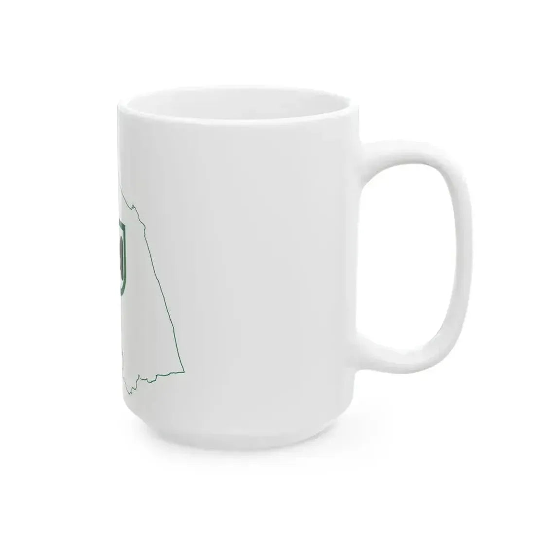 Flag map of Marche (Italy) White Coffee Mug - Go Mug Yourself