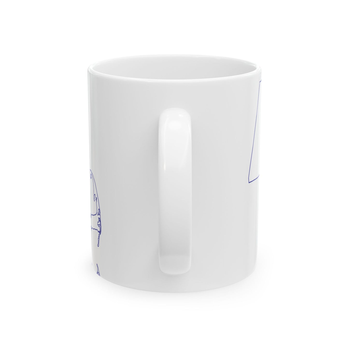 Flag-map of Massachusetts (United States) White Coffee Mug-Go Mug Yourself