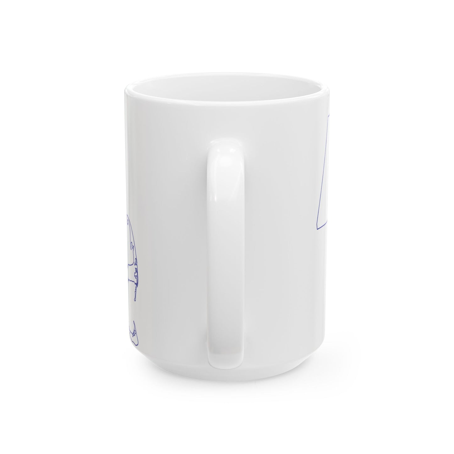 Flag-map of Massachusetts (United States) White Coffee Mug-Go Mug Yourself