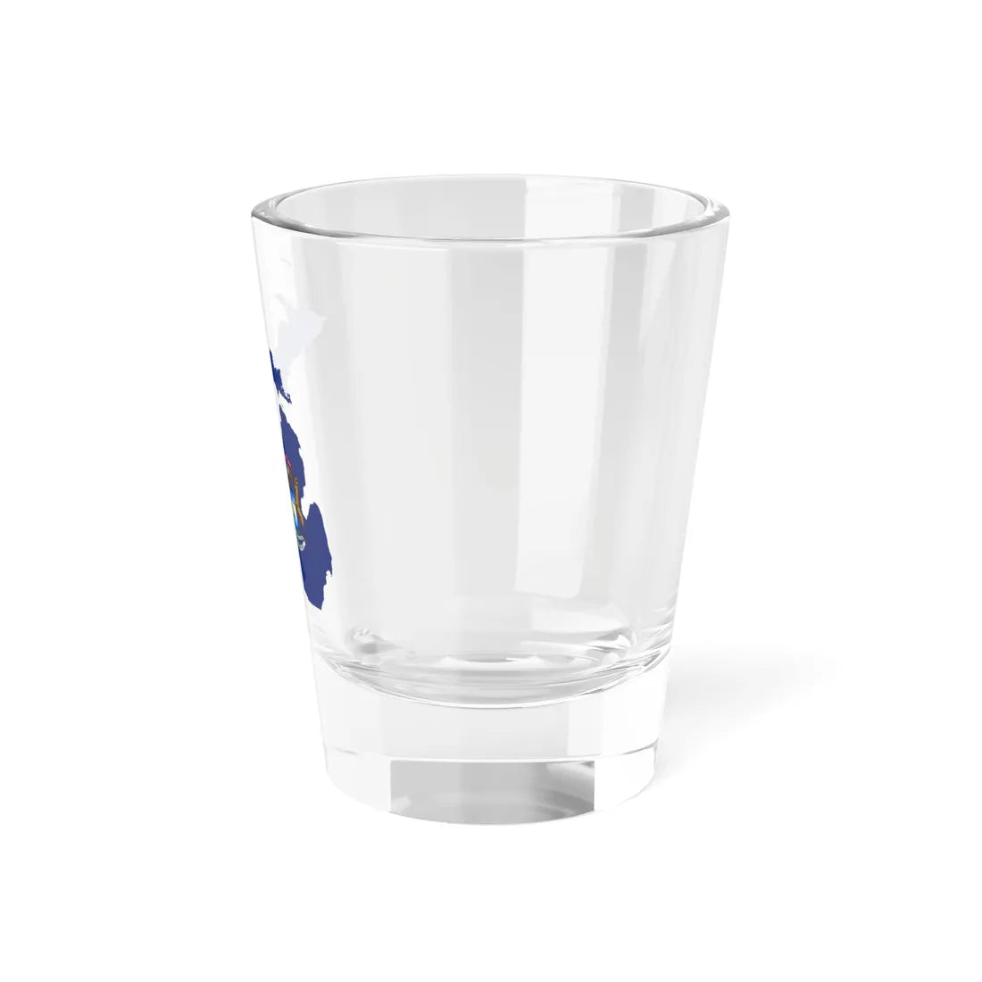 Flag map of Michigan (United States) Shot Glass 1.5oz - Go Mug Yourself