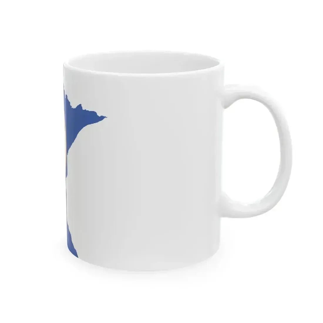 Flag map of Minnesota 1983-2024 (United States) White Coffee Mug - Go Mug Yourself
