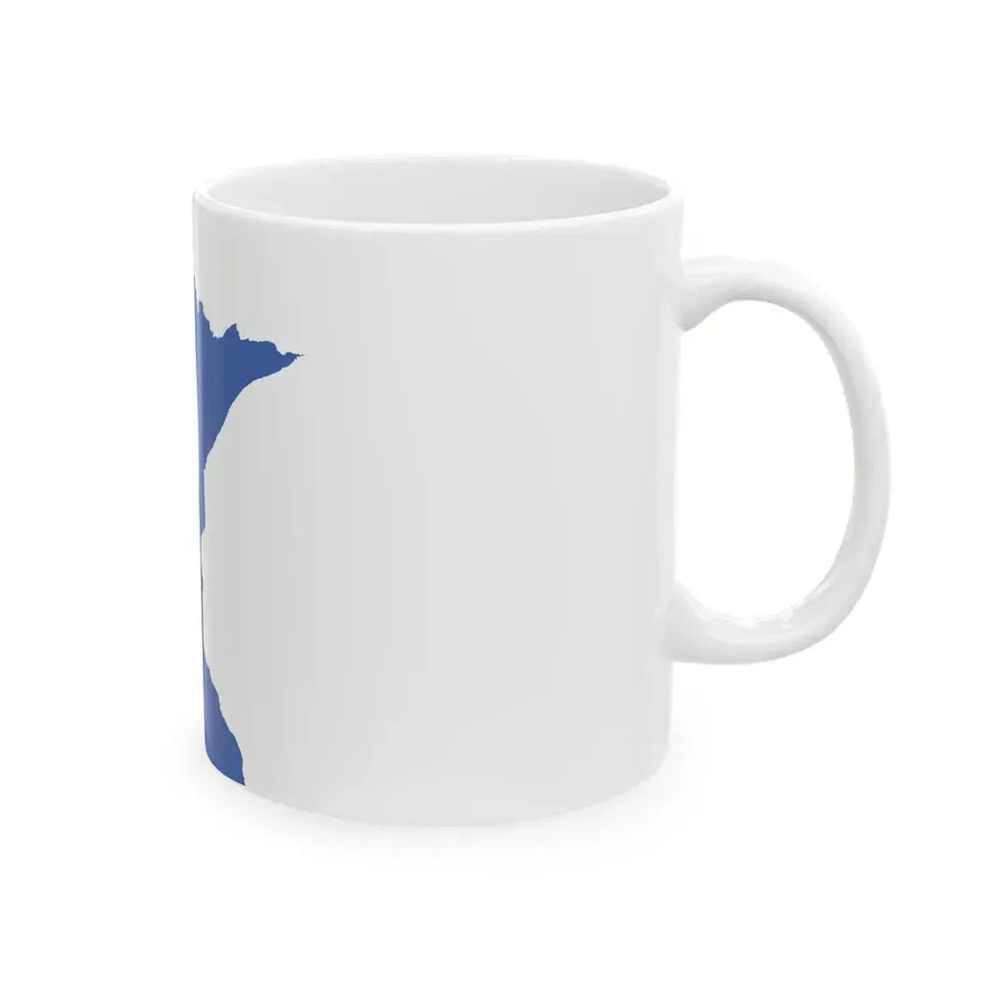 Flag-map of Minnesota alternative version (United States) White Coffee Mug - Go Mug Yourself