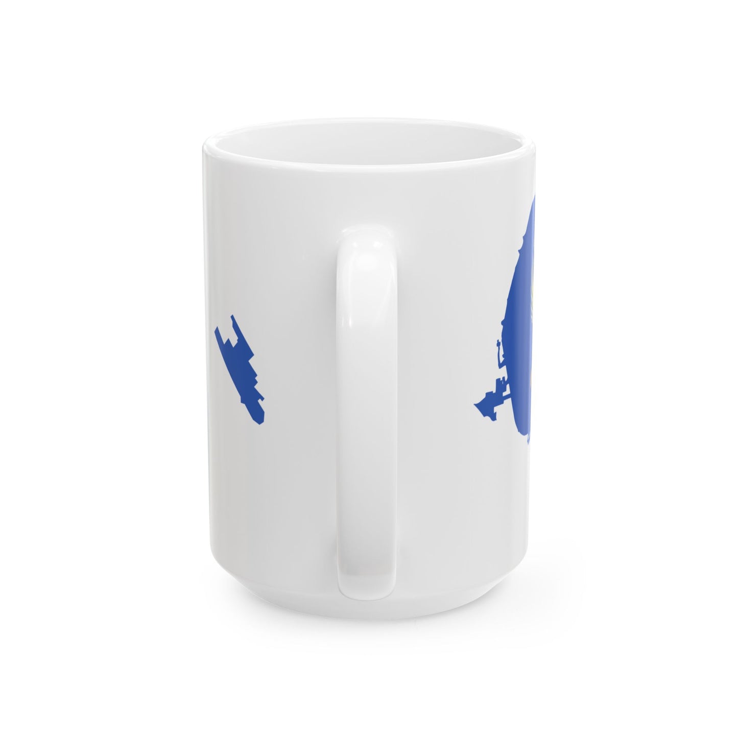 Flag-map of Minsk (Belarus) White Coffee Mug-Go Mug Yourself