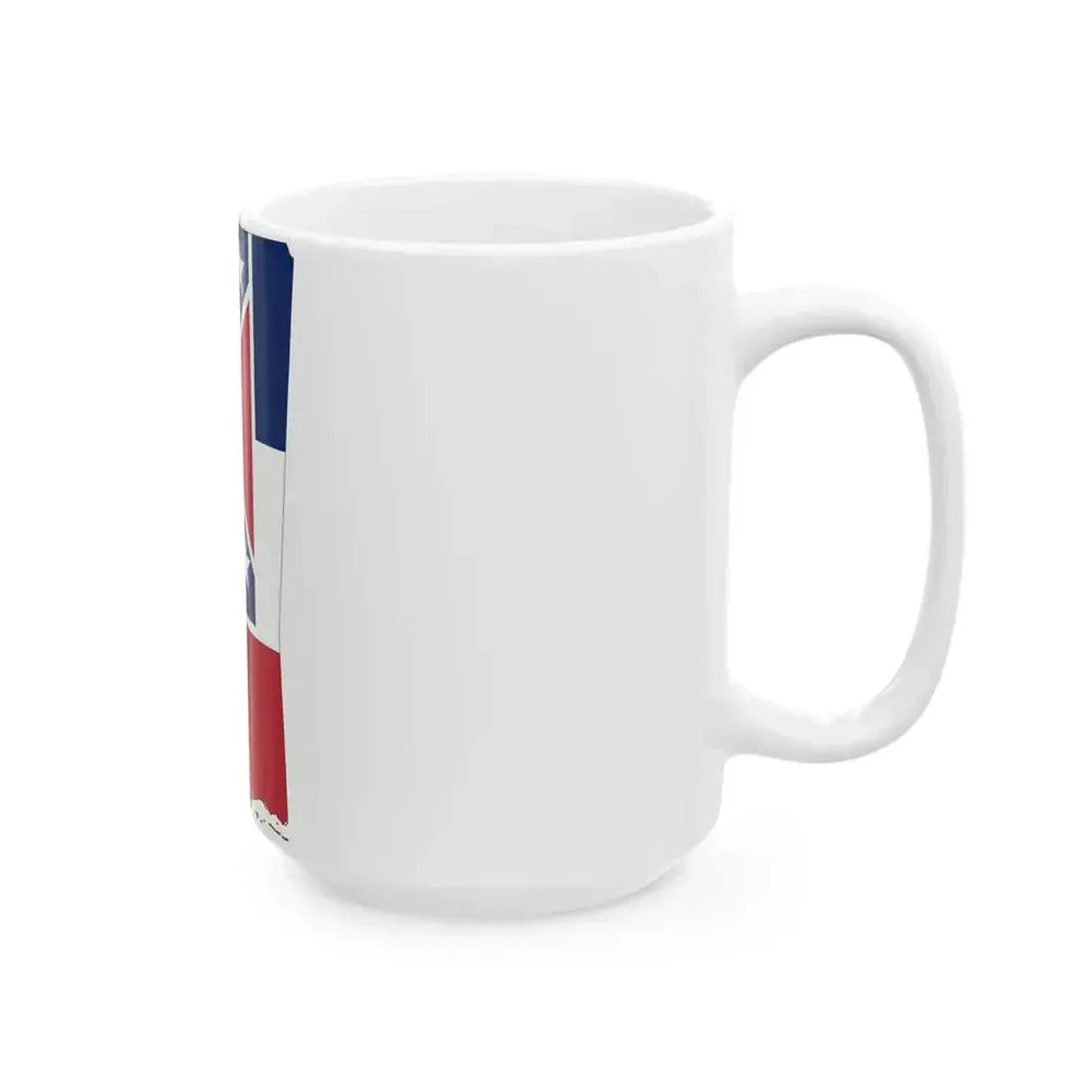 Flag map of Mississippi 1894-2020 (United States) White Coffee Mug - Go Mug Yourself