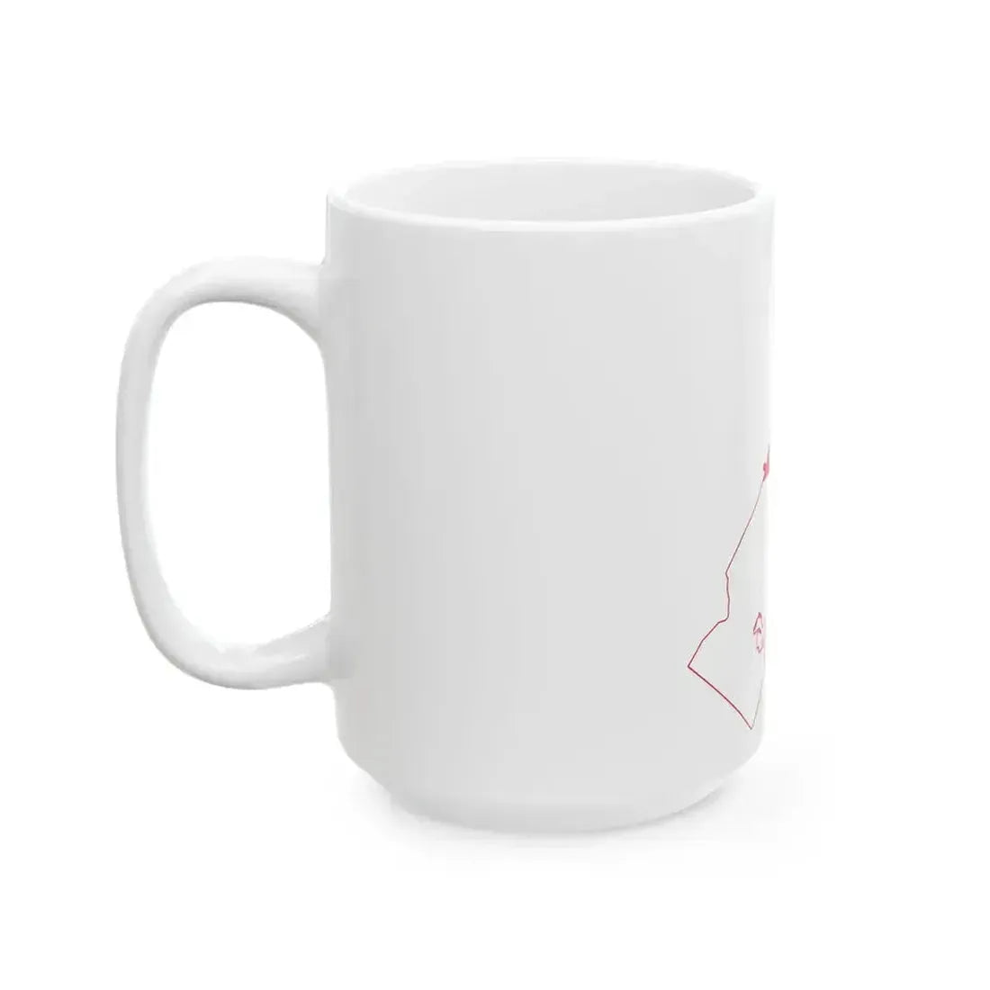 Flag map of Monaco (Monaco) White Coffee Mug - Go Mug Yourself