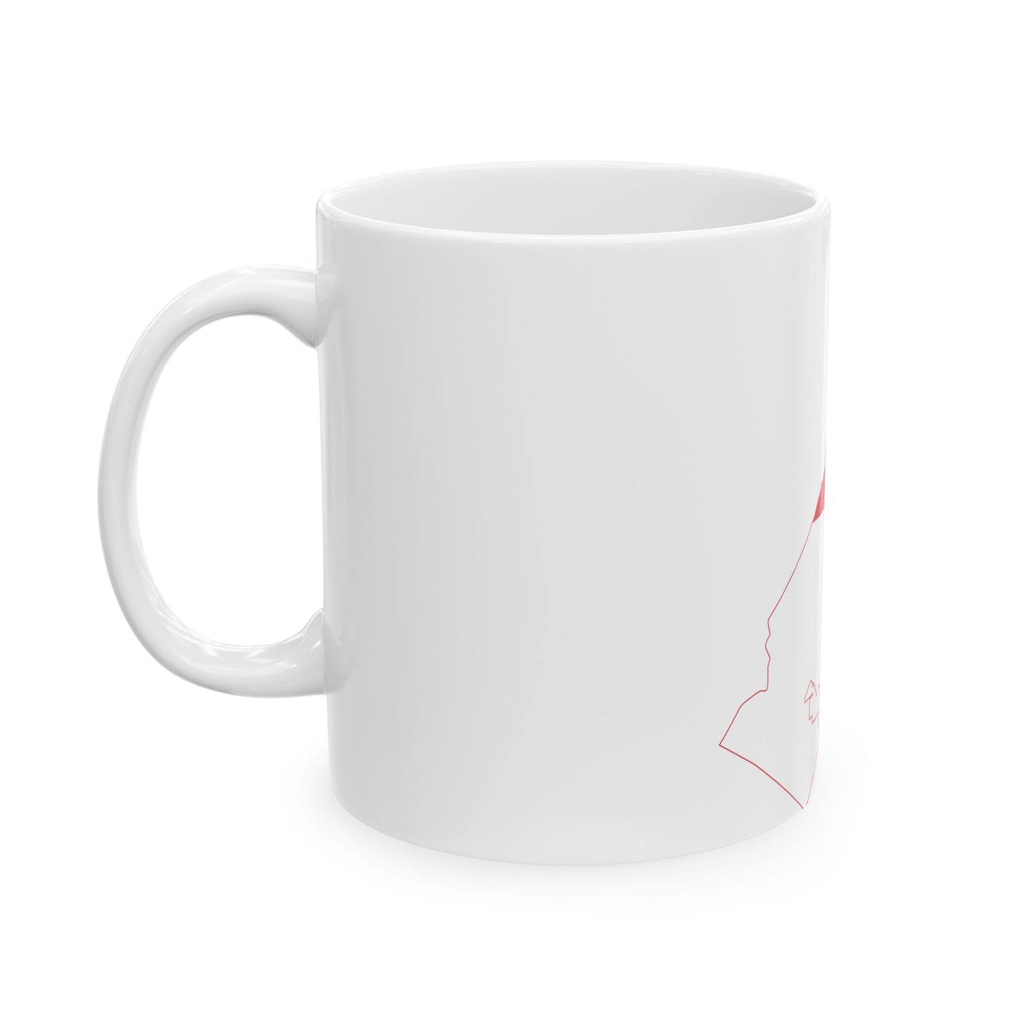 Flag-map of Monaco2 (Monaco) White Coffee Mug-Go Mug Yourself