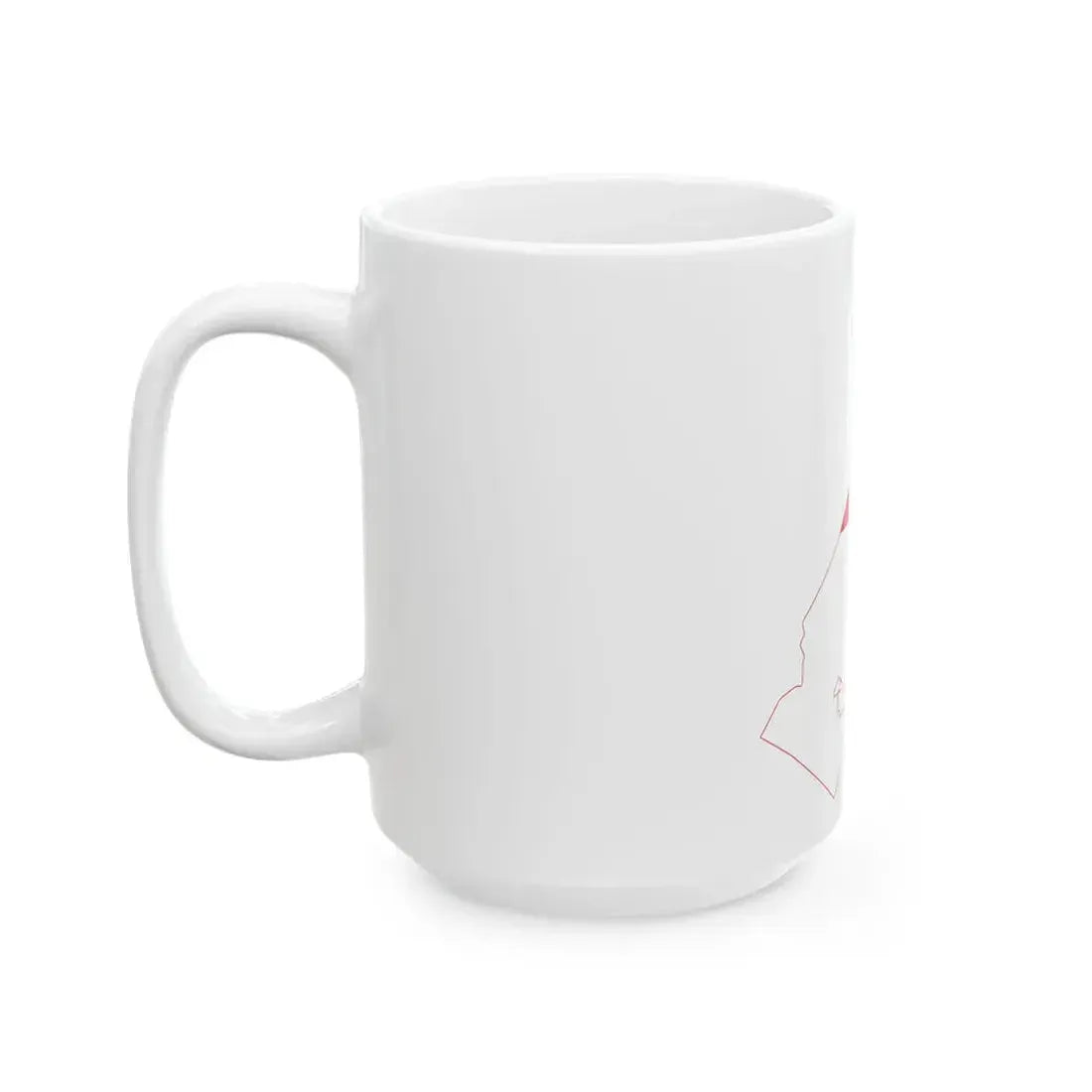 Flag-map of Monaco2 (Monaco) White Coffee Mug - Go Mug Yourself
