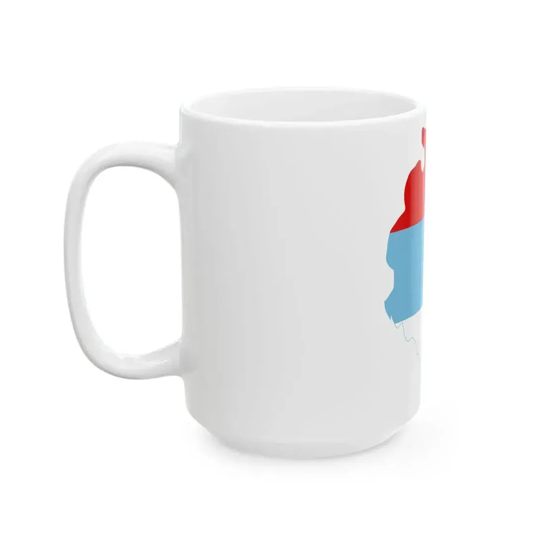 Flag-map of Montenegro 1993-2004 (Montenegro) White Coffee Mug - Go Mug Yourself