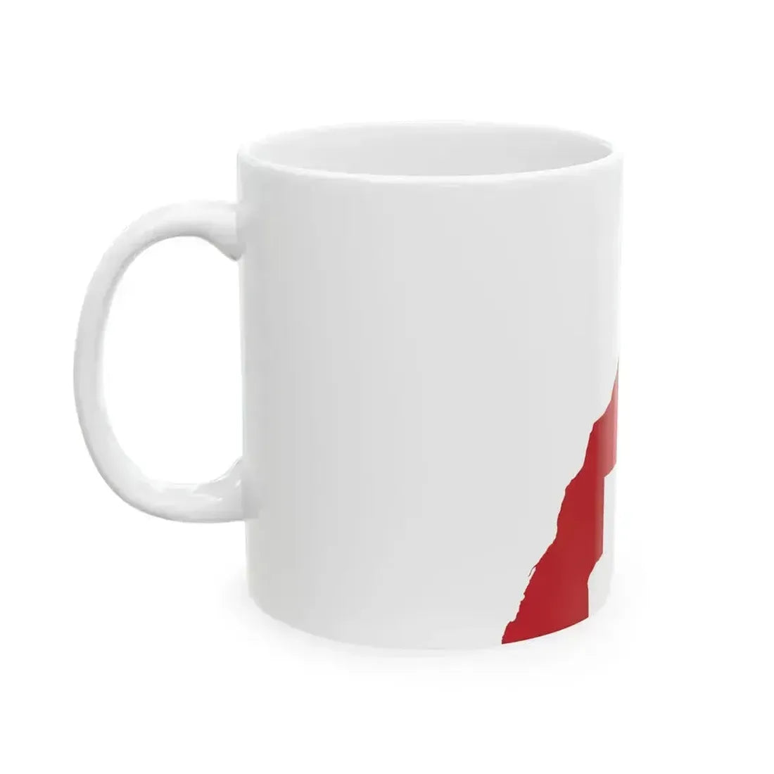 Flag map of Morocco (Morocco) White Coffee Mug - Go Mug Yourself