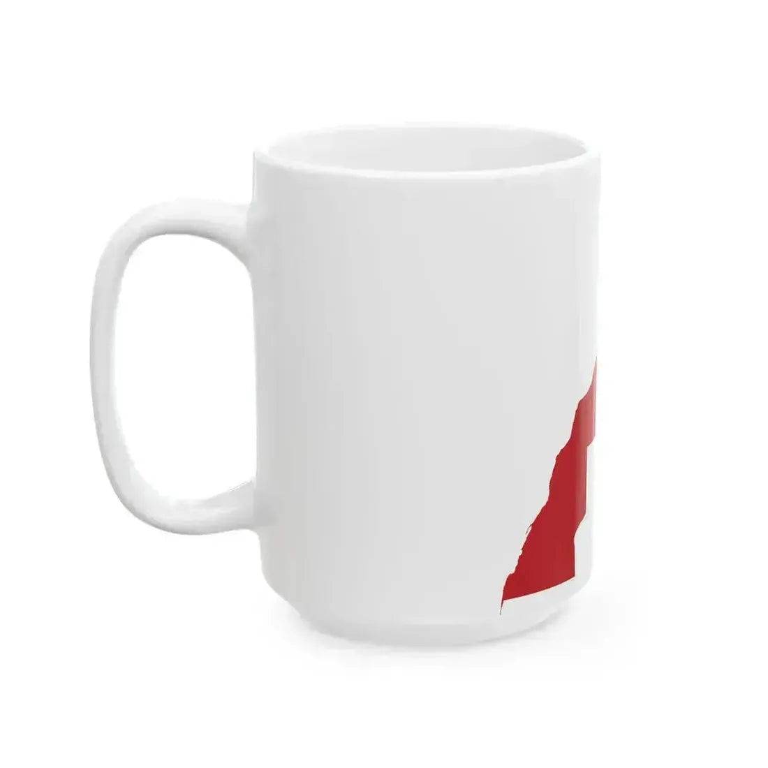 Flag map of Morocco (Morocco) White Coffee Mug - Go Mug Yourself