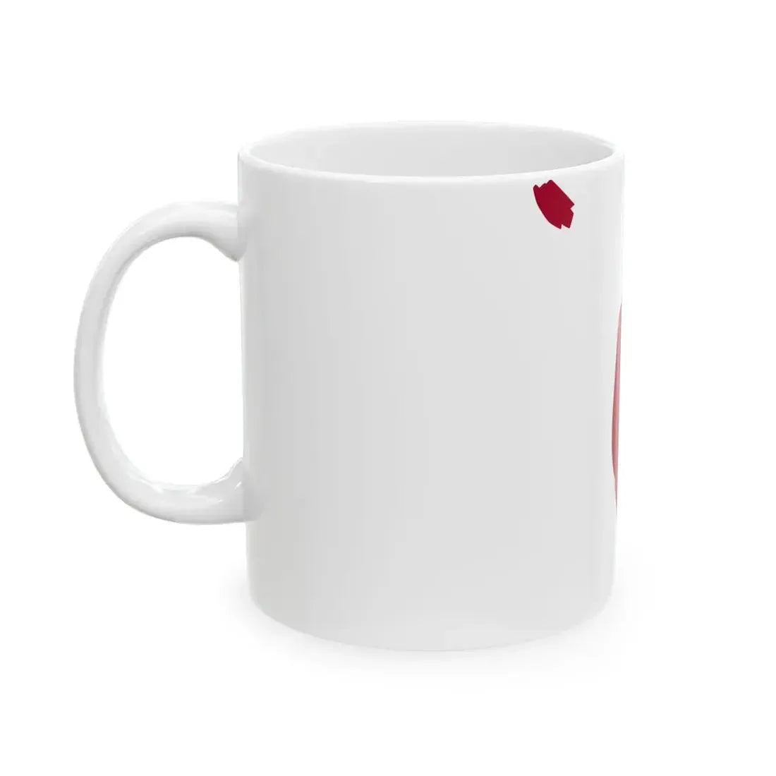 Flag-map of Moscow 1995 (Russia) White Coffee Mug - Go Mug Yourself