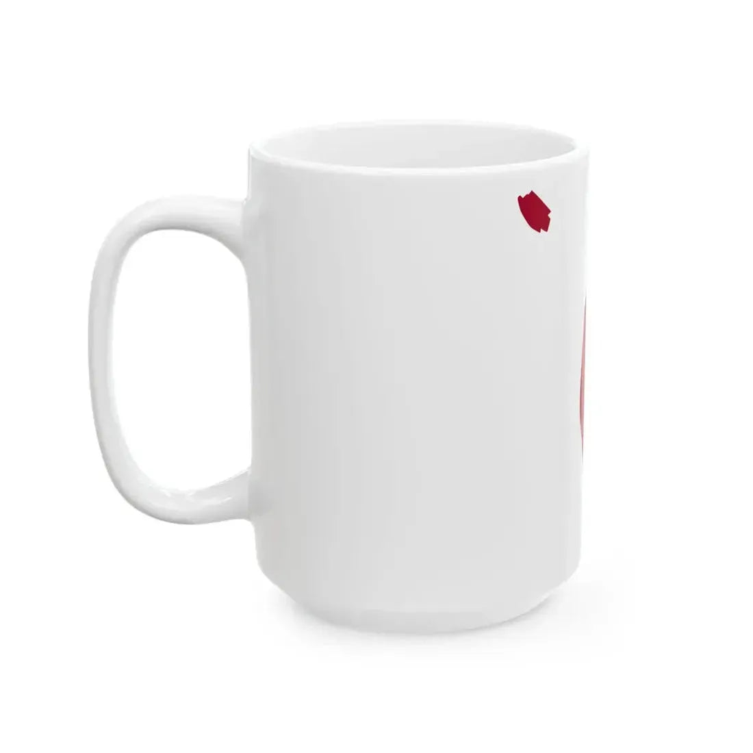 Flag-map of Moscow 1995 (Russia) White Coffee Mug - Go Mug Yourself