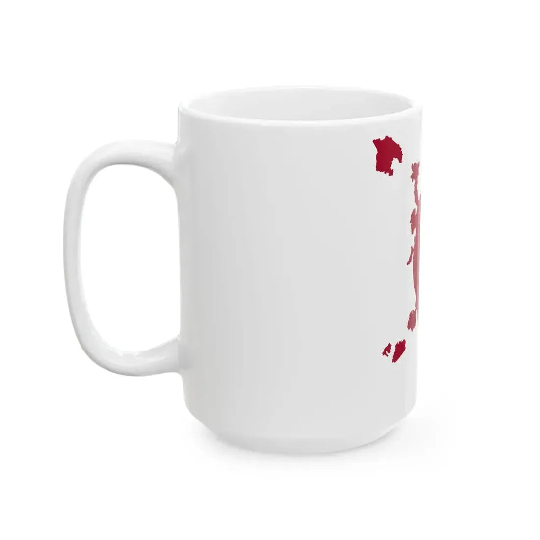 Flag-map of Moscow 2011-2012 (Russia) White Coffee Mug - Go Mug Yourself
