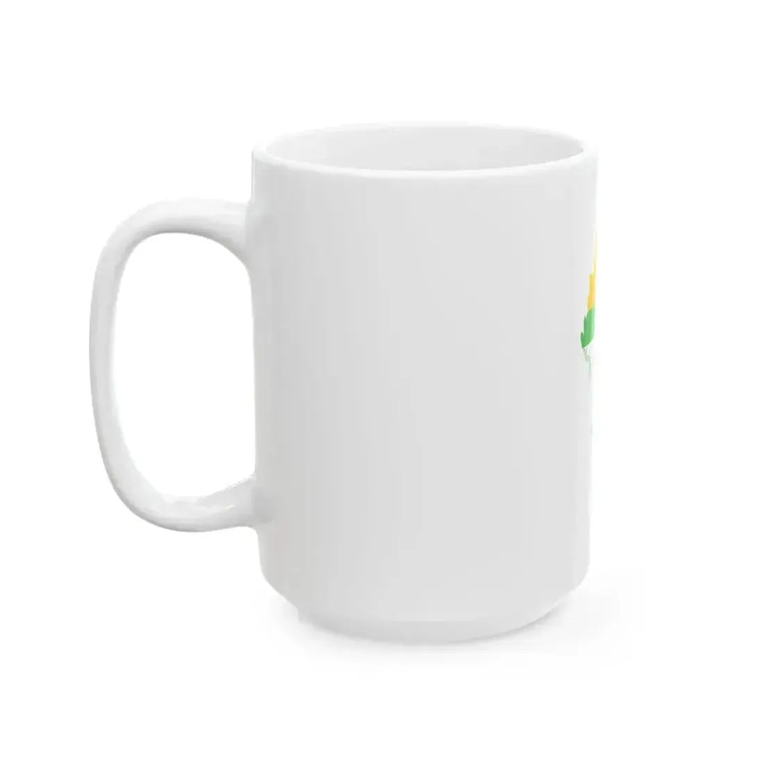 Flag map of Myanmar (Myanmar) White Coffee Mug - Go Mug Yourself