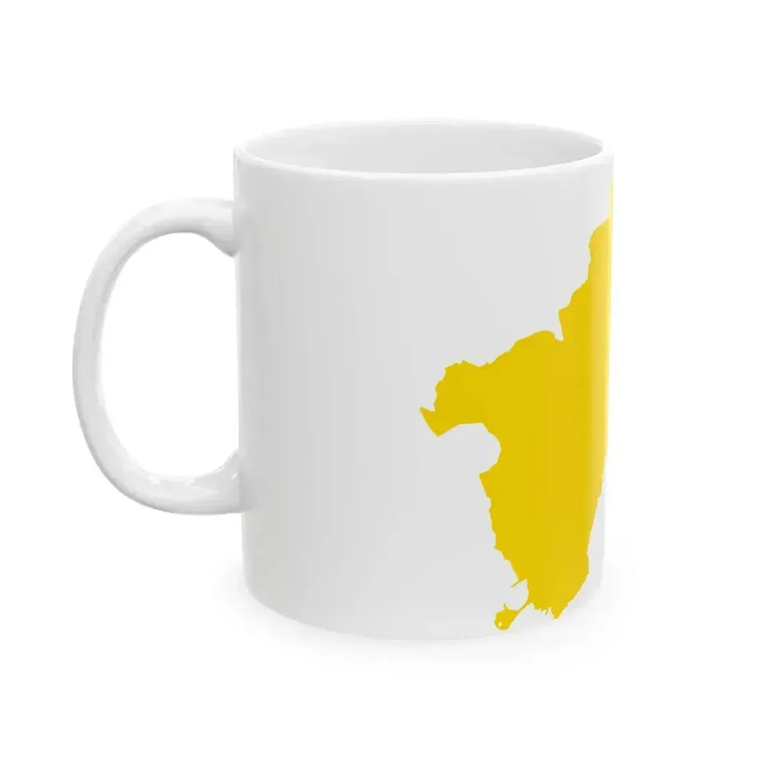 Flag map of Naples (Italy) White Coffee Mug - Go Mug Yourself