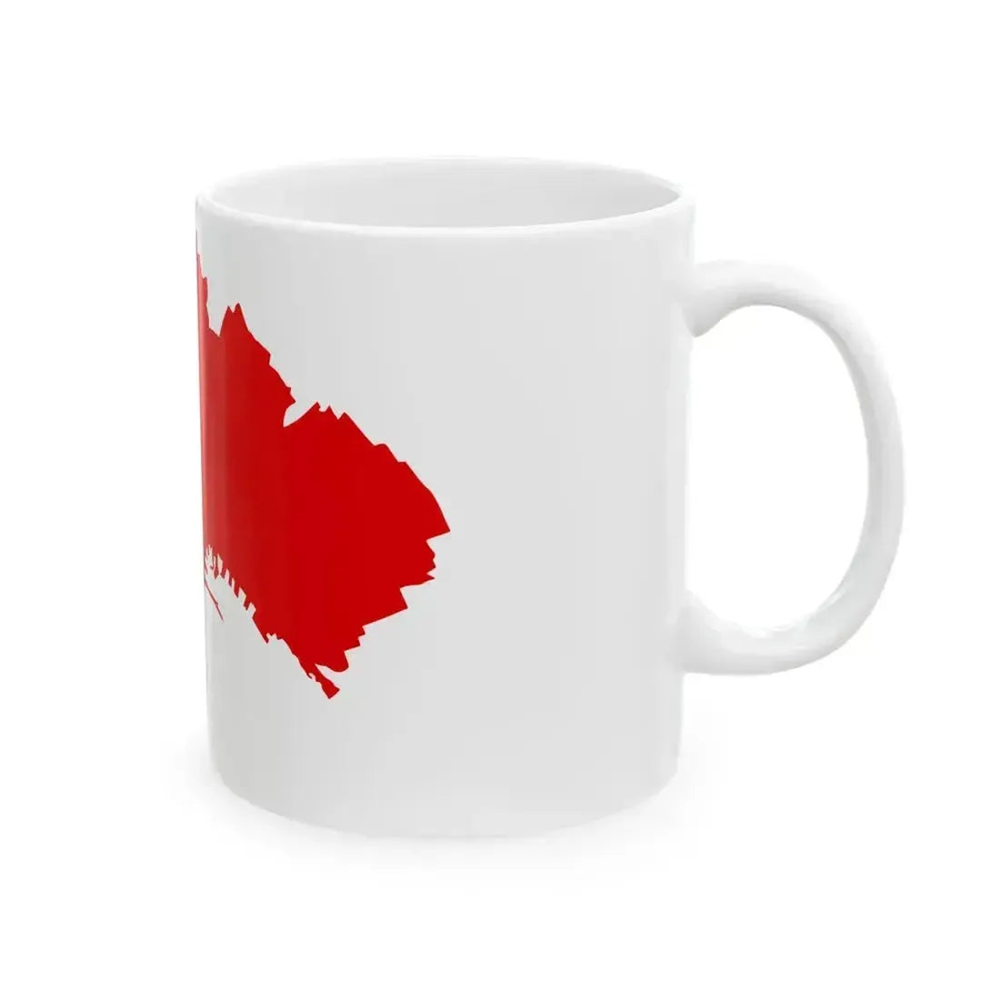 Flag map of Naples (Italy) White Coffee Mug - Go Mug Yourself