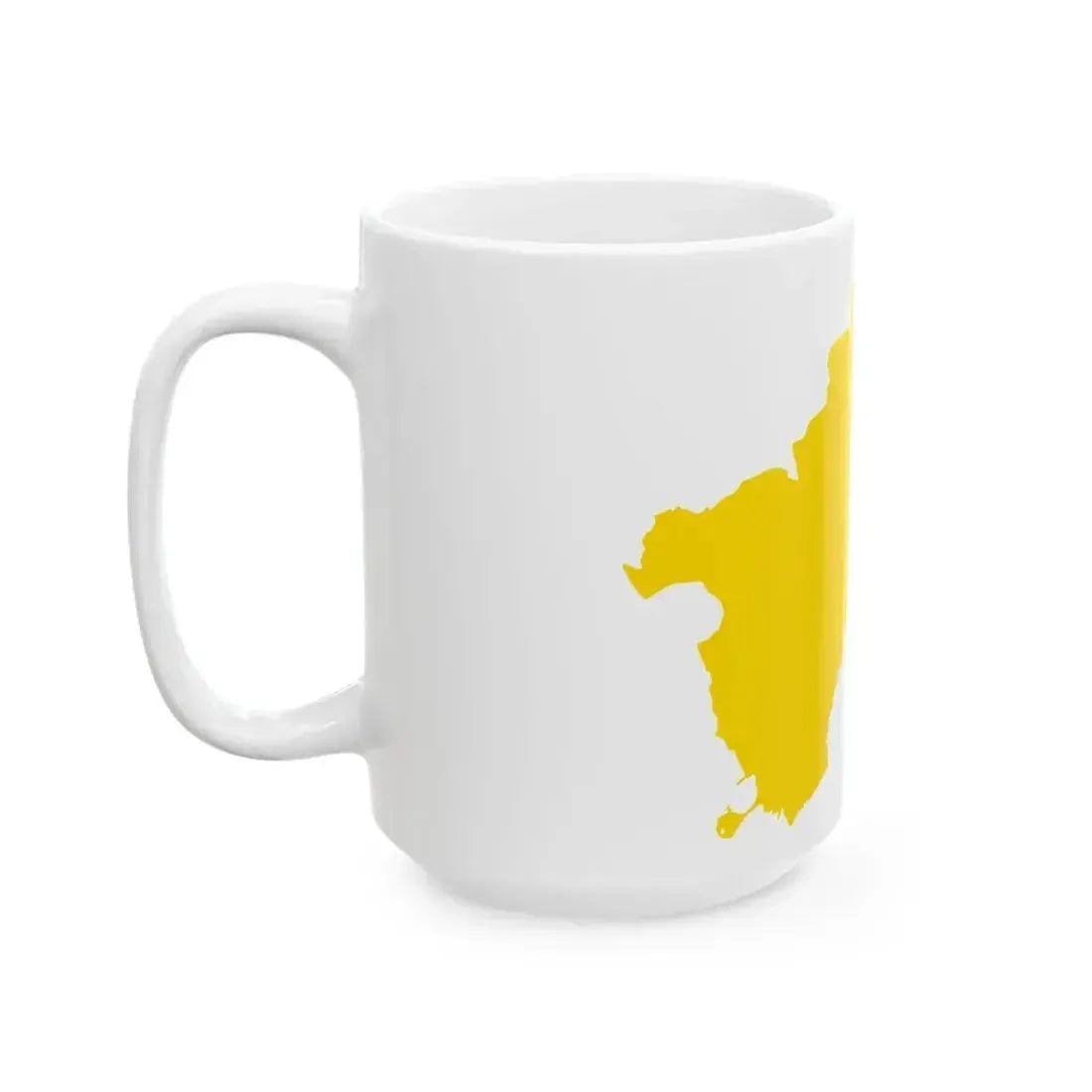 Flag map of Naples (Italy) White Coffee Mug - Go Mug Yourself