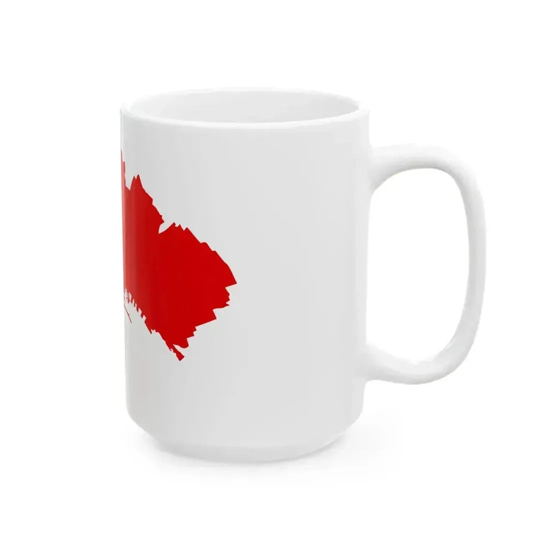 Flag map of Naples (Italy) White Coffee Mug - Go Mug Yourself