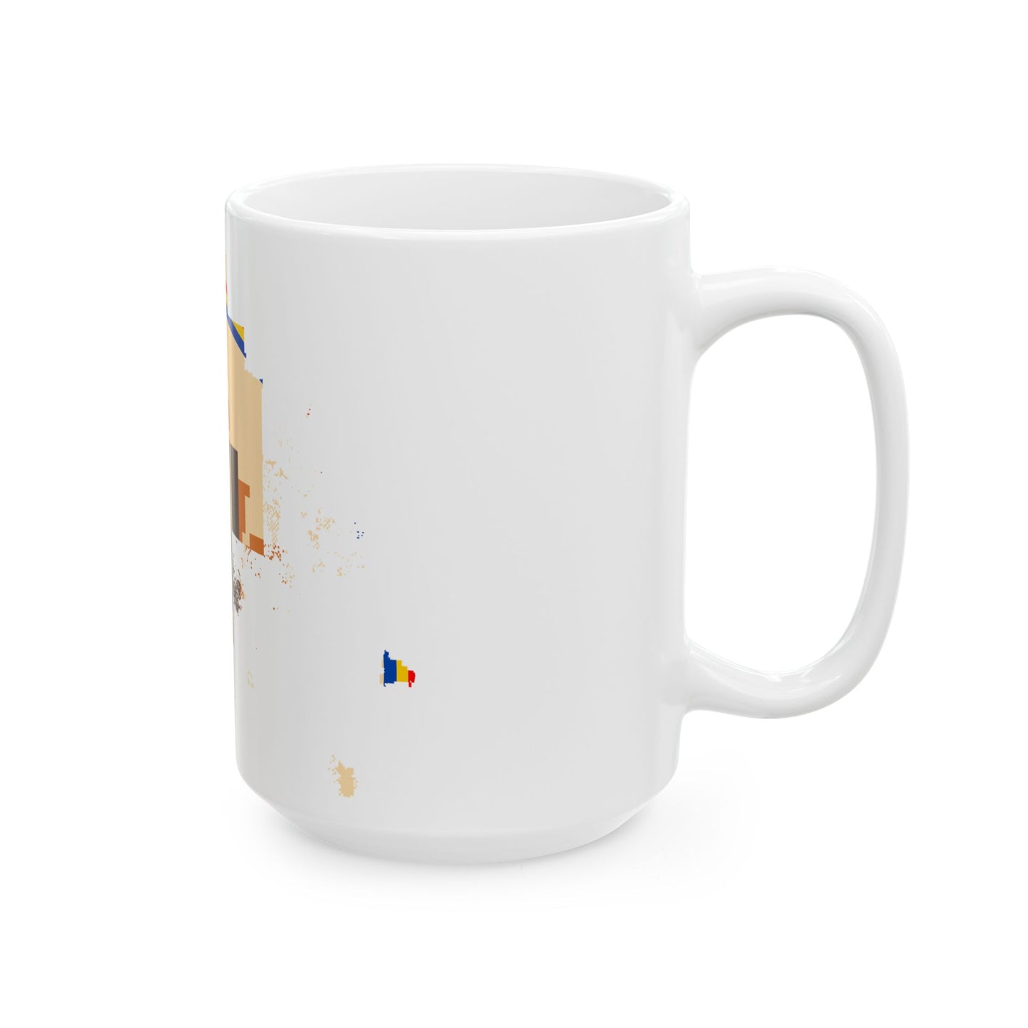 Flag map of Navajo Nation (United States) White Coffee Mug-Go Mug Yourself
