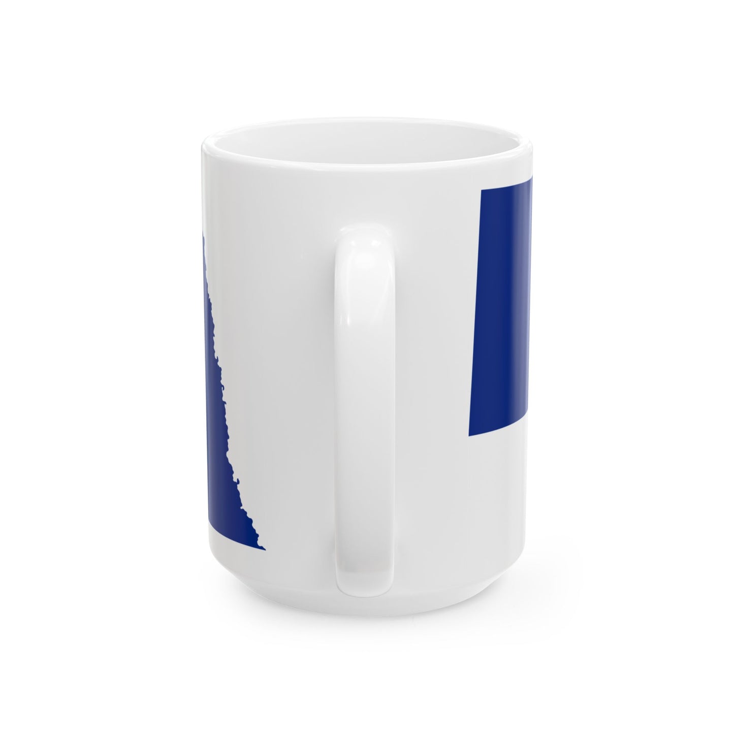 Flag-map of Nebraska (United States) White Coffee Mug-Go Mug Yourself
