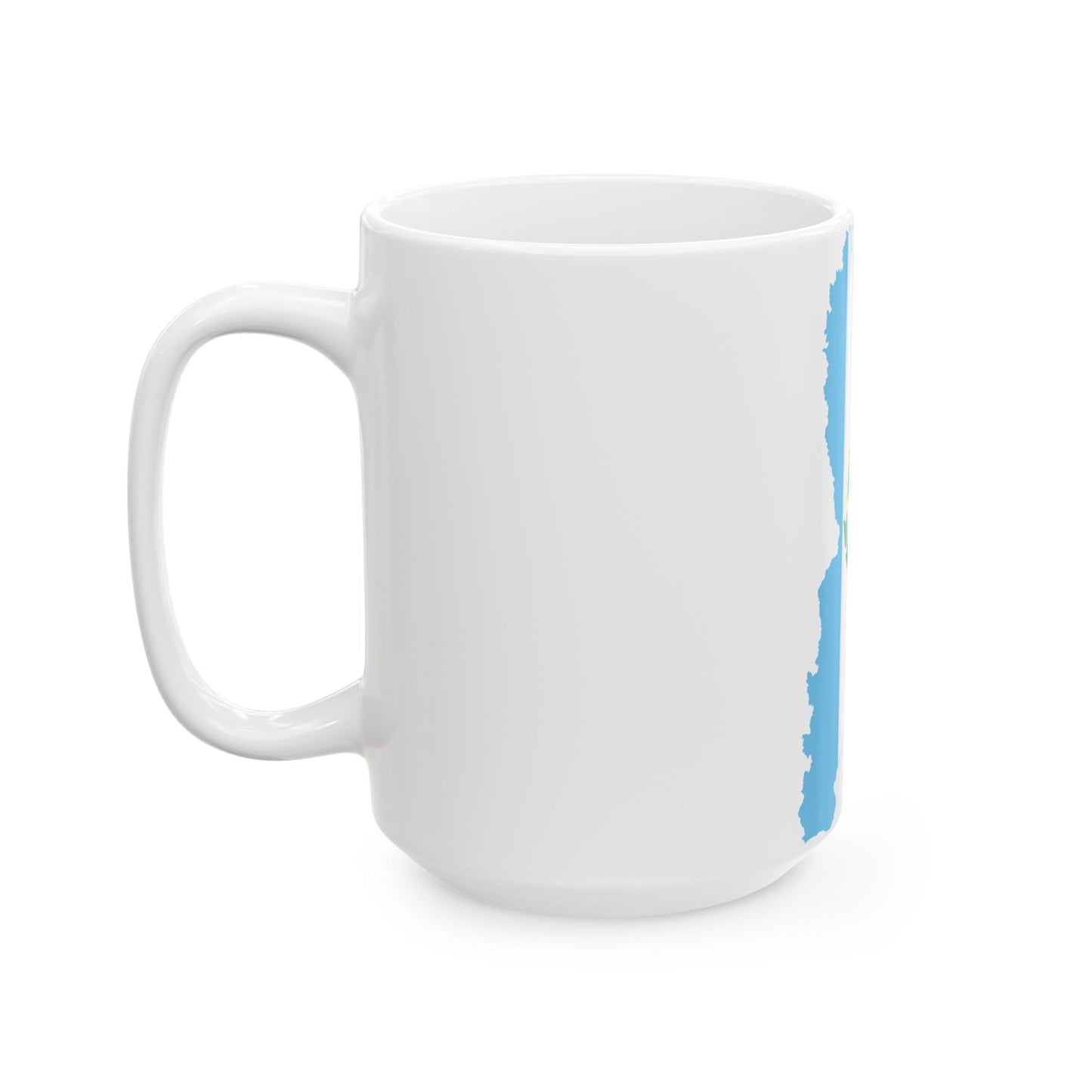 Flag-map of Neuquen Province (Argentina) White Coffee Mug-Go Mug Yourself