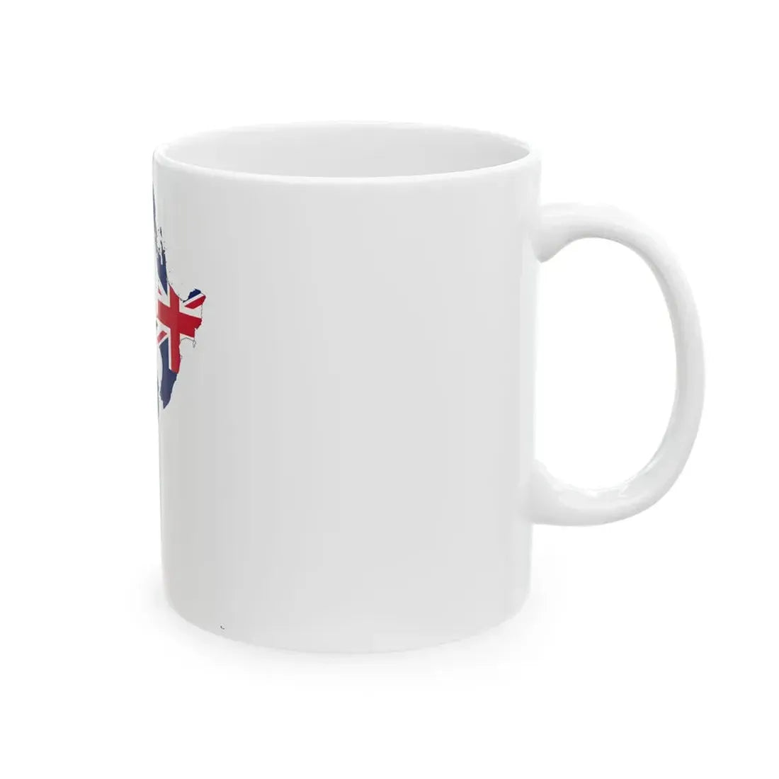 Flag-map of New Zealand (New Zealand) White Coffee Mug - Go Mug Yourself