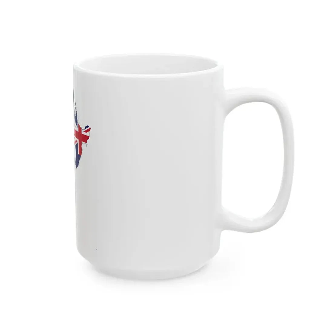 Flag-map of New Zealand (New Zealand) White Coffee Mug - Go Mug Yourself