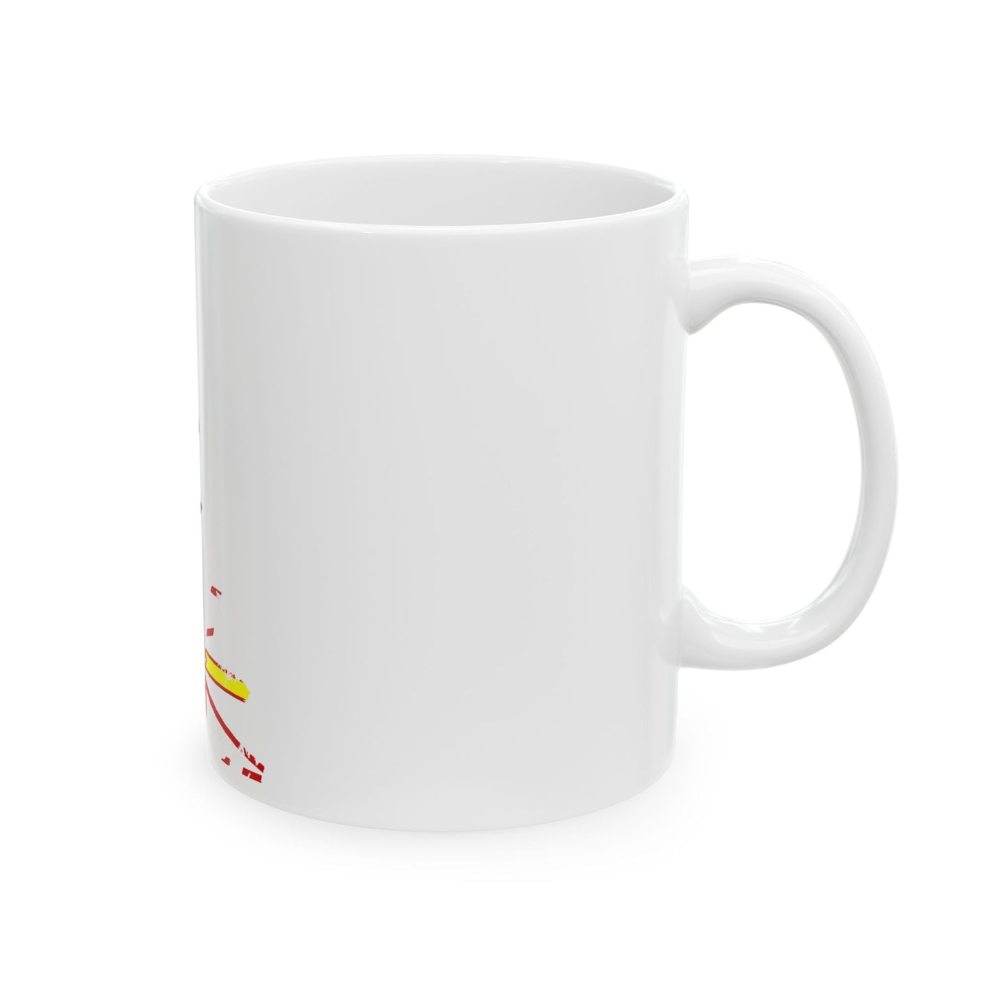Flag-map of Newfoundland and Labrador (Canada) White Coffee Mug-Go Mug Yourself