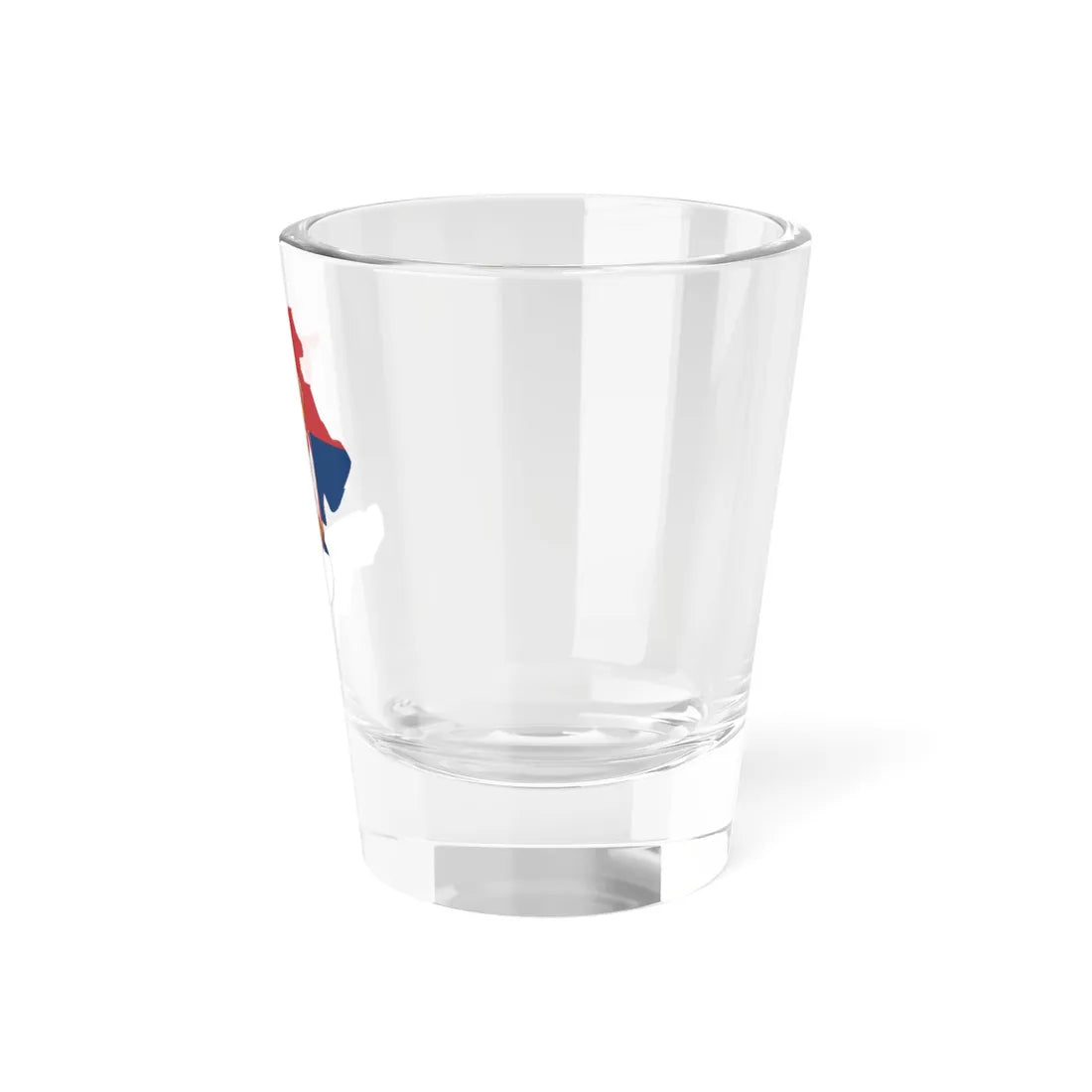 Flag-map of North Kosovo Serbia (Serbia) Shot Glass 1.5oz - Go Mug Yourself