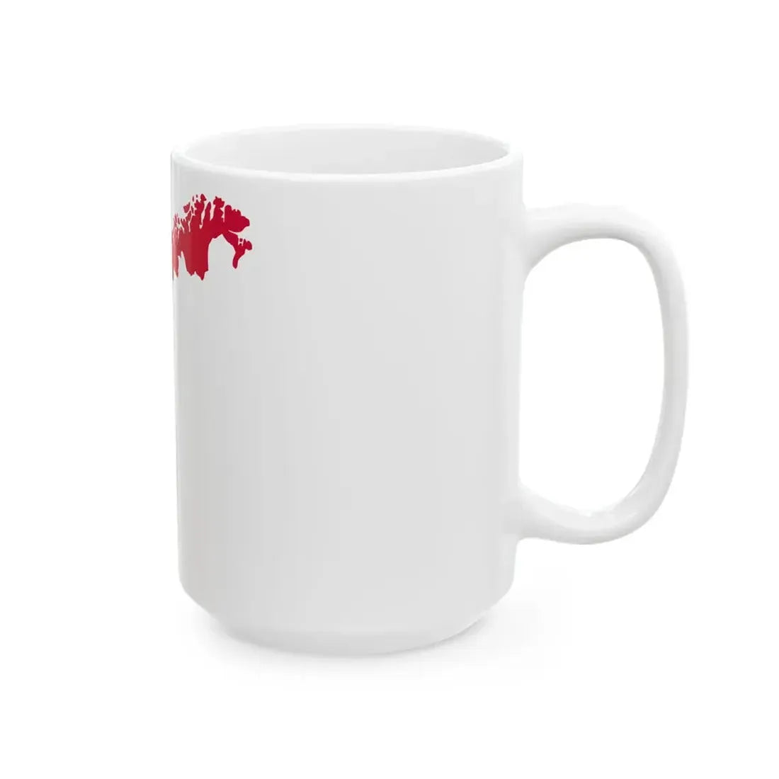 Flag-map of Norway 1814-1821 (Norway) White Coffee Mug - Go Mug Yourself