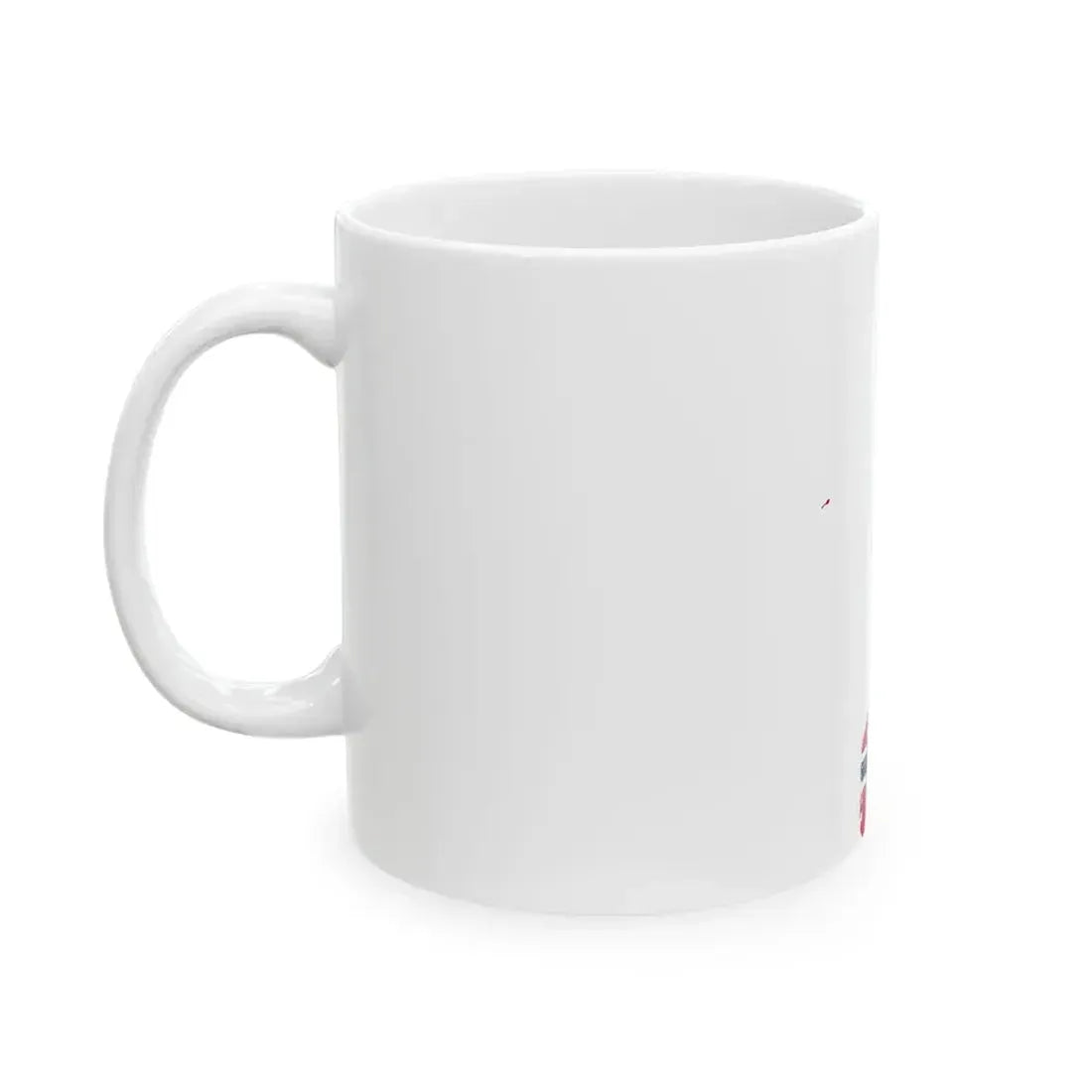 Flag-map of Norway (Norway) White Coffee Mug - Go Mug Yourself