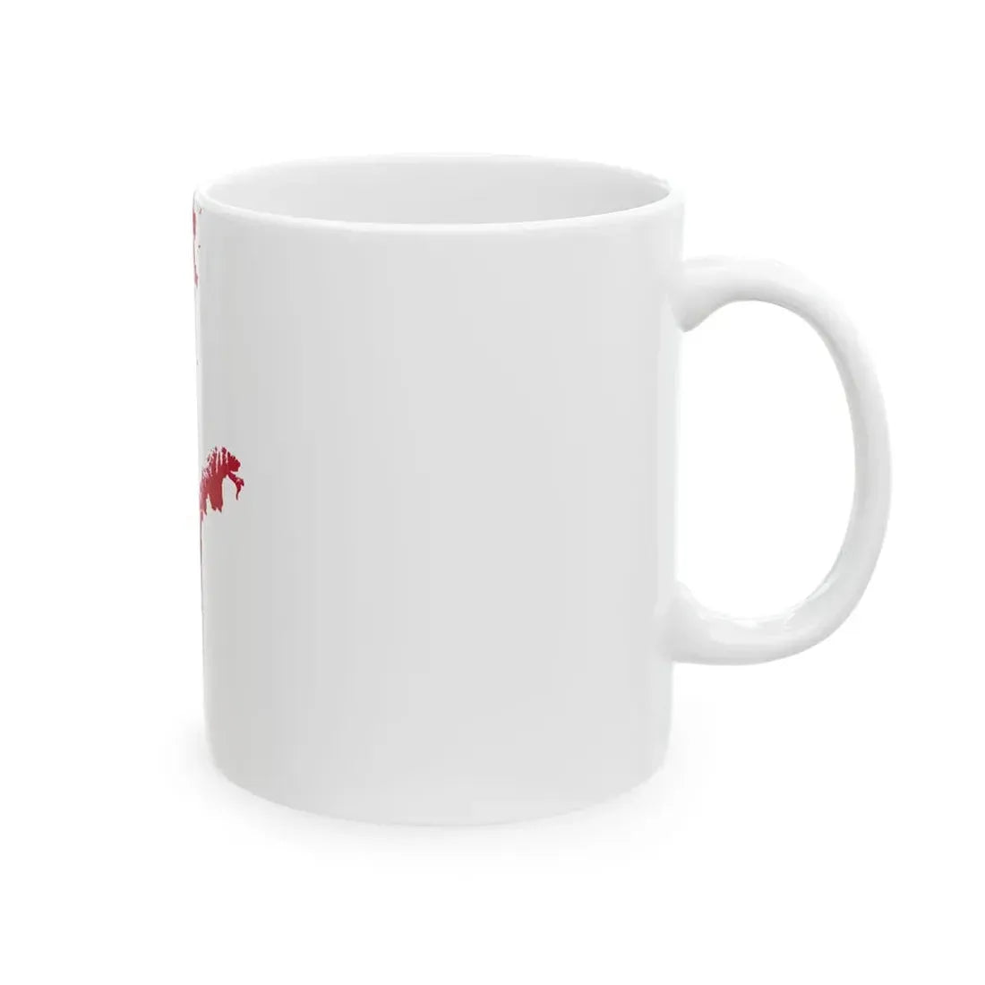 Flag-map of Norway (Norway) White Coffee Mug - Go Mug Yourself