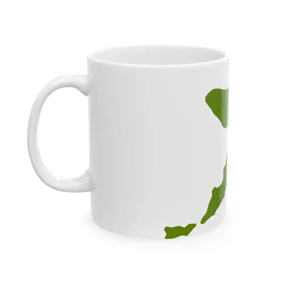 Flag map of Nuceria (Italy) White Coffee Mug - Go Mug Yourself
