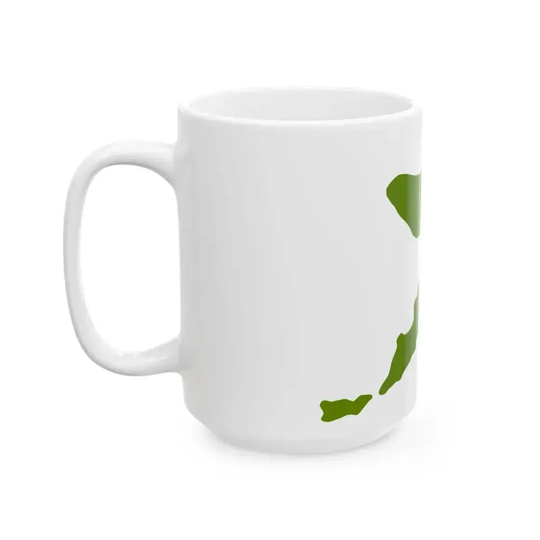 Flag map of Nuceria (Italy) White Coffee Mug - Go Mug Yourself