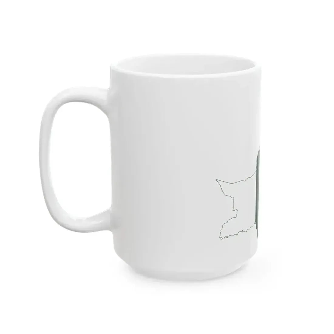 Flag map of Pakistan (Pakistan) White Coffee Mug - Go Mug Yourself