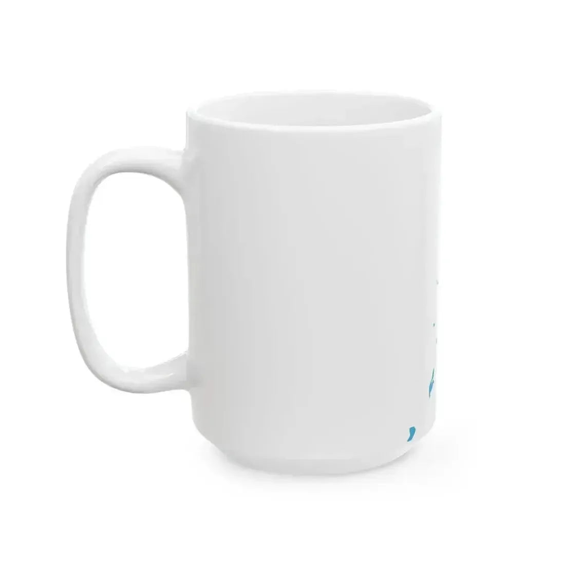 Flag map of Palau (Palau) White Coffee Mug - Go Mug Yourself