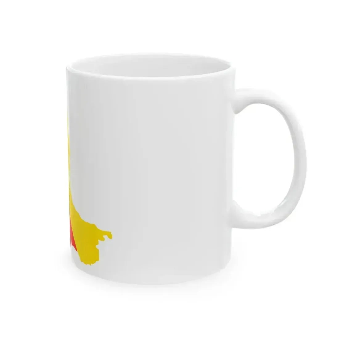 Flag map of Palermo (Italy) White Coffee Mug - Go Mug Yourself